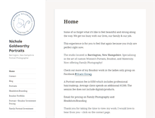 Tablet Screenshot of nicholegoldworthy.com